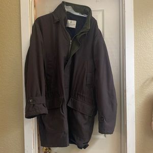 Mens XL quilted gray jacket